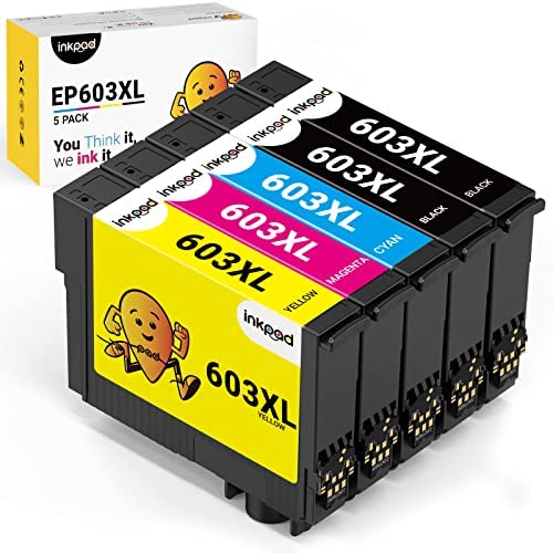 iNKPAD 603XL Multipack Cartouches d'encre Compatible (Grande capacité) pour Epson 603/603XL Etoile de Mer, XP-2100 XP-2105 XP-3100 XP-3105 XP-4100 XP-4105 WF-2810 WF-2870 Fiche Technique et Prix au Maroc