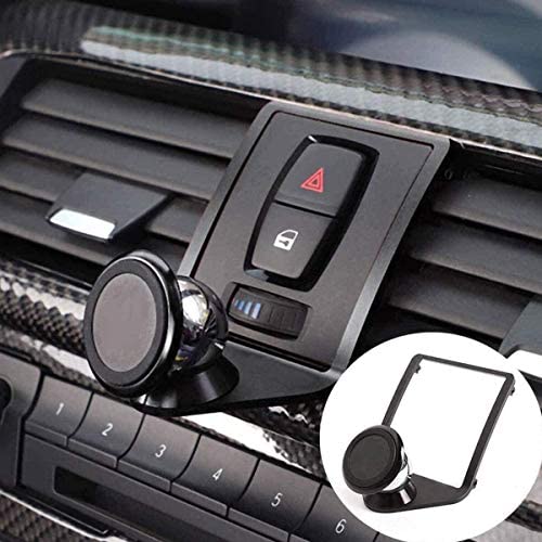 DIYUCAR Support de téléphone portable pour grille d'aération de voiture pour F22 F23 F30 F31 F34 F32 F33 F34 F35 F36 F80 F82 M4 2013-2019 avec logo M Noir Fiche Technique et Prix au Maroc