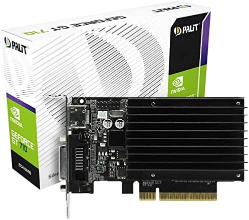 Palit NEAT7100HD46H GeForce GT 710 2Go GDDR3 - Cartes Graphiques (GeForce GT 710, 2 Go, GDDR3, 64 bit, 2560 x 1600 Pixels, PCI Express x8 2.0) Fiche Technique et Prix au Maroc