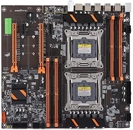 Carte mère double serveur X99, arrière 4 carte réseau Gigabit USB3.0 8 emplacements de mémoire prise en charge de la carte mère 4-Gen 8 * DDR4 DIMM 3000/2666/2400/2133MHz carte mère de serveur pour or Fiche Technique et Prix au Maroc