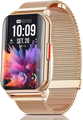 Mingtawn Montre Connectée Femme,1.57''Montre Sports Smartwatch avec Fréquence Cardiaque,Oxygène,Sanguin,Montre Connectée Homme pour Android iOS Fiche Technique et Prix au Maroc