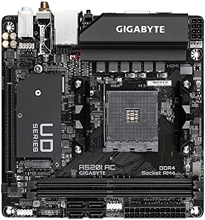 Gigabyte A520I AC Carte mère AMD A520 Emplacement AM4 Mini ITX Fiche Technique et Prix au Maroc