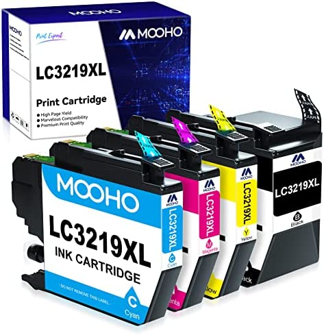 Mooho LC3219XL LC3217 Cartouche d'encre Compatible pour Brother LC3219 LC3219-XL Remplacement pour Brother MFC-J5335DW MFC-J6935DW MFC-J5330DW MFC-J6530DW MFC-J5730DW MFC-J5930DW MFC-J6930DW(4 Pack) Fiche Technique et Prix au Maroc