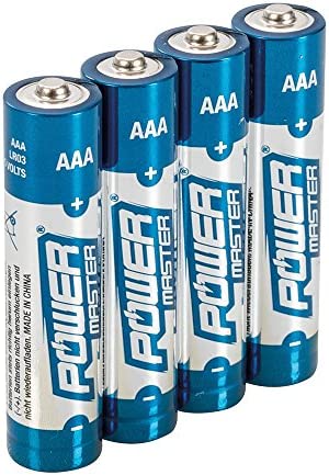 Powermaster 537212 Lot de 4 Piles Alcalines Super LR03 Type AAA Fiche Technique et Prix au Maroc
