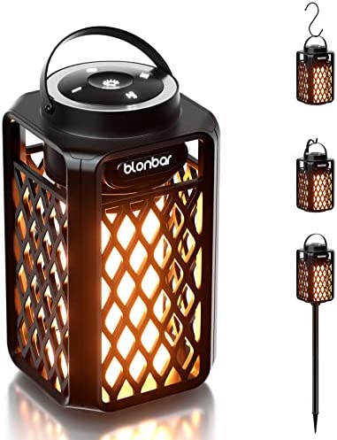 blonbar Enceinte Bluetooth Portable sans Fils, 10W Haut-Parleur Bluetooth avec Flamme, IP65 Étanche Enceinte Extérieure Bluetooth Lumineuse pour Les Voyages/Extérieur, Patio, Jardin Fiche Technique et Prix au Maroc
