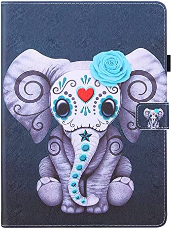 VQWQ Coque pour Samsung Galaxy Tab E 9.6" (SM-T560 / T561) - Premium Cuir Flip Wallet Cover Porte Carte Phone Case Cuir Étui pour Samsung Galaxy Tab E 9.6" (SM-T560 / T561) [Animal] -l'éléphant Fiche Technique et Prix au Maroc