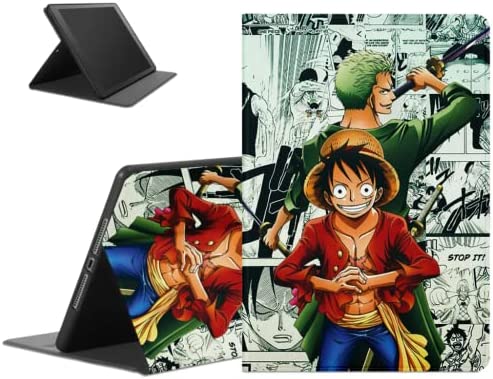 Tablet Coque pour Huawei Mediapad T5 10.1 Zoll One Piece Luffy Zoro Anime Étui Housse de Protection Ultra Fin en Cuir PU avec Fonction Support, Anti-Chute TPU Silicone Souple Tablette Case Fiche Technique et Prix au Maroc
