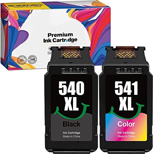 PG-540XL CL-541XL Cartouche d'encre Remanufactured pour Canon 540 XL 541 XL Multipack pour Canon Pixma MG3650 MG4250 MG3500 MG3600 MG3100 MG3150 MG3200 MG3250 MG3550 MX375 (Noir Couleur, 2-Pack) Fiche Technique et Prix au Maroc