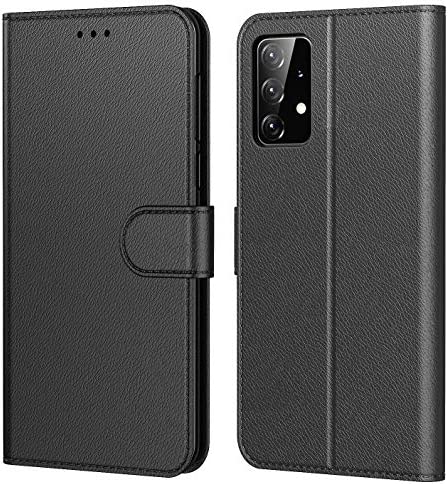 Tenphone Coque pour Samsung Galaxy A52, pour Samsung A52s,Etui Protection Housse Premium en Cuir PU,Pochette Fermeture Magnétique,Flip Case Compatible avec (Samsung A52 4G / 5G, Book Noir) Fiche Technique et Prix au Maroc