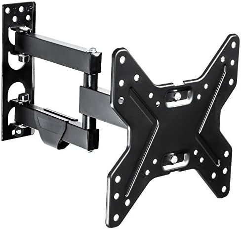 TecTake Support Mural TV Universel Inclinable et Orientable Pivotant pour Écrans Plats Vesa Max. 200x200 17-42" 43-107cm Distance du Mur 5-36cm Fiche Technique et Prix au Maroc