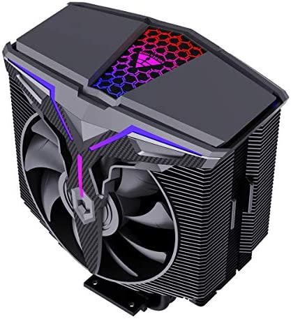 GOLDEN FIELD Wind Walker A-RGB Ventilateurs de processeur, 2 * 120mm Ventilateurs PWM Système de Refroidissement, 4 Caloducs Ventirad CPU pour Intel AMD Fiche Technique et Prix au Maroc