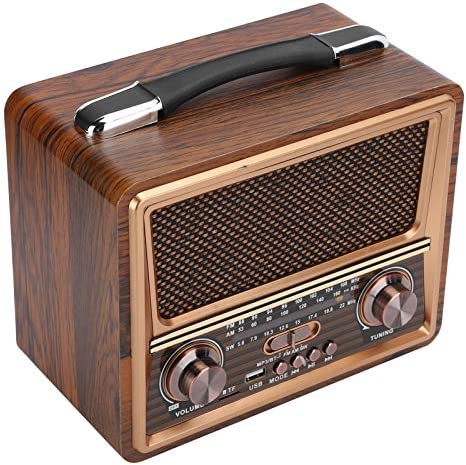 T osuny AM FM SW Radio Portable, Radio à Piles, Radio Professionnelle à 3 Bandes en Bois Pur, Haut-Parleur Bluetooth Portable sans Fil en Bois Rechargeable(220V) Fiche Technique et Prix au Maroc