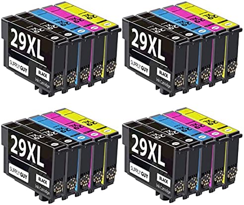 SupplyGuy 20 XL Cartouches d'encre Compatible avec Epson 29XL pour XP235 XP240 XP245 XP247 XP255 XP257 XP330 XP332 XP335 XP342 XP345 XP350 XP352 XP355 XP430 XP432 XP435 XP442 XP445 XP452 XP455 Fiche Technique et Prix au Maroc