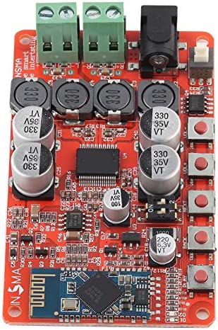 Module Amplificateur Audio V4.0, 50W x 2, 8-25VDC (interface 2.1), Module d'Amplificateur de Puissance Audio à Double Canal Stéréo, avec Télécommande, pour Radios Robots Boomboxes Fiche Technique et Prix au Maroc