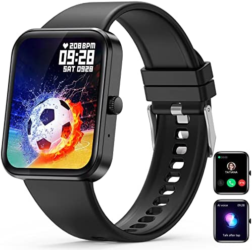 Nemheng Montre Connectée Homme Femme avec Appel,1.83 "Tracker d'Activité avec Podomètre Montre avec Assistant Vocal, Cadran Personnalisé，SpO2，Sleep Monitor Smartwatch pour Android iOS Noir Fiche Technique et Prix au Maroc