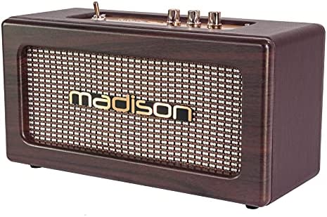 FREESOUND-VINTAGE-WD - MADISON - Enceinte vintage sur batterie avec USB, Bluetooth et AUX-IN - 2 x 10W - Finitions en bois Fiche Technique et Prix au Maroc