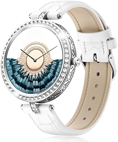 DekeFit Montre Connectée Femme avec Appel Bluetooth, Flower of Time, 1.32'' HD Smartwatch avec Fonction Féminine/Fréquence Cardiaque/SpO2/Sommeil/20 Sports/Calories/Notification Android iOS Argent Fiche Technique et Prix au Maroc