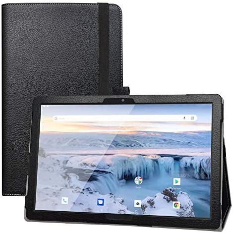 LFDZ Coque Archos T101 4G,Slim Fit PU Cuir Etui et Pliable Stand Housse Support Ultra-Mince et Léger Etui Cover Coque Case pour 10.1" Archos T101 4G Tablet,Noir Fiche Technique et Prix au Maroc