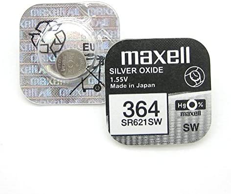 Lot de 1 Piles SR621SW (364) SR60 1.55V Maxell Fiche Technique et Prix au Maroc