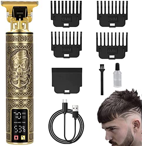 Tondeuse Cheveux Hommes, Tondeuse Barbe Electriques Professionnelle, Sans Fil Tondeuse à Cheveux Rasoir Barbe Tondeuse Kit, Écran à LED, Rechargeable, Silencieuse pour les Enfants et la Famille Avis, Fiche Technique et Prix au Maroc