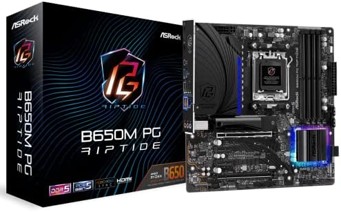 ASRock MB AMD AM5 B650M PG Riptide Fiche Technique et Prix au Maroc