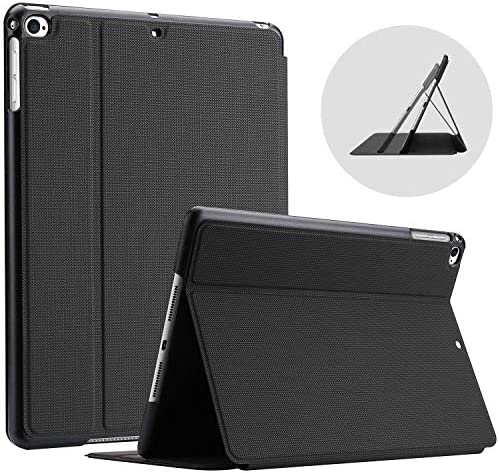 ProCase Étui pour iPad 9.7”, iPad 6, iPad 5, iPad Air 2, iPad Air 1, Modèle: A1893 A1954 A1822 A1823 A1566 A1567 A1474 A1475 A1476, Étui Housse de Protection Anti-Chute, Rabat Magnétique Stable-Noir Fiche Technique et Prix au Maroc
