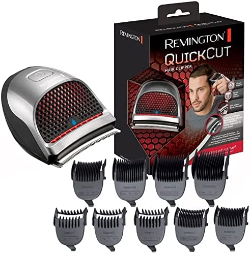 Remington Tondeuse Cheveux Hommes [DIY] QuickCut (Utilisation Facile & Rapide, Secteur/Sans fil, Wet&Dry, 9 Sabots, Lame Incurvée, Batterie Lithium) Tondeuse cheveux HC4250 Avis, Fiche Technique et Prix au Maroc