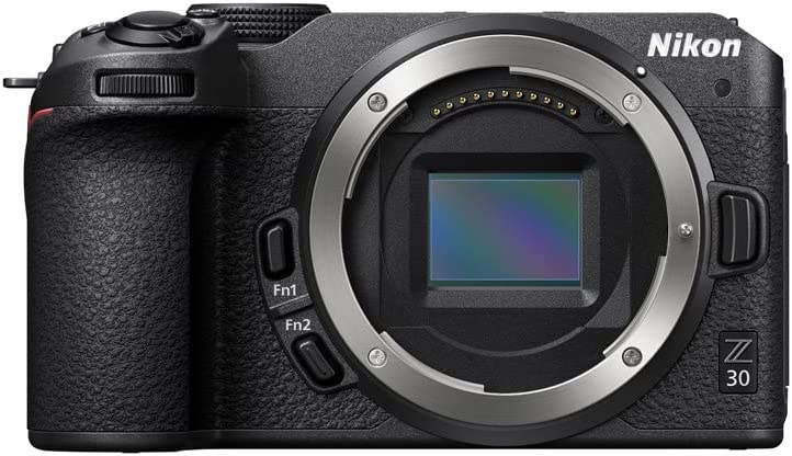 Nikon Z 30 boitier Seul, Appareil Photo Hybride capteur DX (20,9 MP, 4K UHD 30p ou Full HD 120p, Rafale 11 i/s, écran Tactile orientable (câble USB de Type C fourni) Noir Fiche Technique et Prix au Maroc