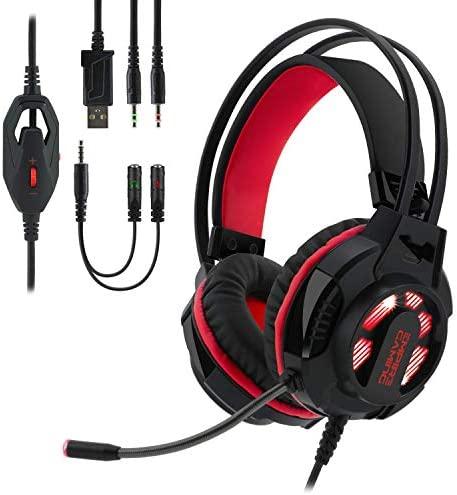 EMPIRE GAMING - H400 Casque Gamers - Multiplateforme - Son Stéréo Haute Définition - Micro Flexible Technologie de Réduction de Bruit - Télécommande Filaire - Compatible avec PC, Consoles Fiche Technique et Prix au Maroc