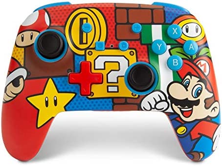 Manette sans fil améliorée pour Nintendo Switch - Mario Pop Fiche Technique et Prix au Maroc