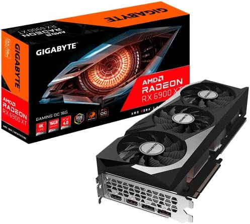 GIGABYTE Carte Graphique AMD Radeon RX 6900 XT Gaming OC 16Go Taille Unique Noir Fiche Technique et Prix au Maroc