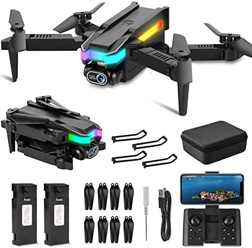 NMY Drone pour Enfant avec Caméra, Mini Drone, Transmission En Direct 2.4G WiFi, 10 Minutes De Vol Avec 2 Batteries, Plusieurs Modes De Vol, Adapté Aux Enfant Fiche Technique et Prix au Maroc