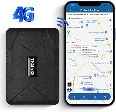 Tracker GPS Voiture 4G 10000mAh sans Abonnement avec Positionnement Double Mode GSM / GPS à Aimant Puissant, Traqueur GPS Antivol pour Voiture Moto Vélo Fiche Technique et Prix au Maroc