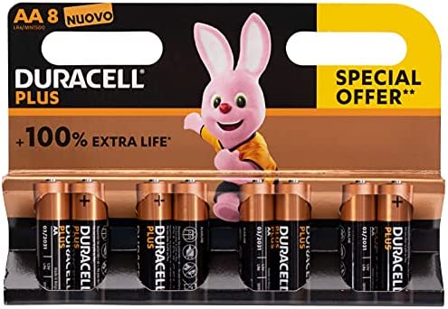 Duracell Plus Piles alcalines AA, Lot de 8 Fiche Technique et Prix au Maroc