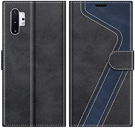 MOBESV Coque pour Samsung Galaxy Note 10 Plus, Housse en Cuir Samsung Note 10 Plus, Étui Téléphone Samsung Galaxy Note 10+ Magnétique Etui Housse pour Samsung Galaxy Note 10 Plus, Élégant Noir Fiche Technique et Prix au Maroc