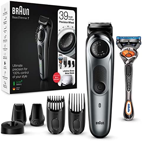 Braun 7 Tondeuse Électrique Homme Cheveux Et Barbe, Noir/Argent Métallisé, Lames Affûtées Et Inusables, 39 Réglages De Longueurs, BT7240 Avis, Fiche Technique et Prix au Maroc