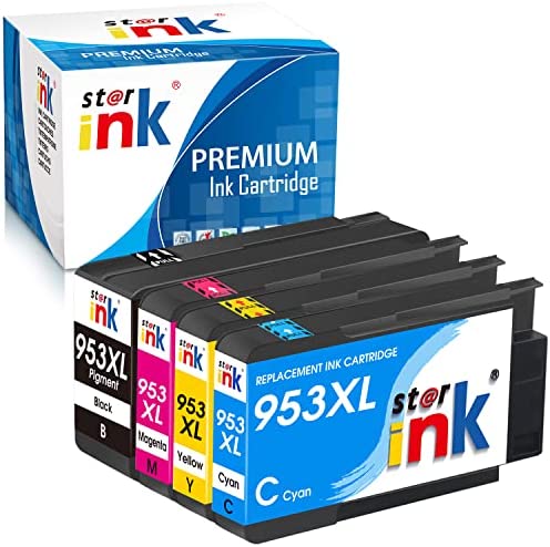953XL 953 XL Cartouches d'encre Remplacement pour HP 953XL pour HP Officejet Pro 7740 8710 8720 8720 7720 8715 8735 8725 8210 8718 8218 7730 8740 7740 8719 8728 (Noir Cyan Magenta Jaune, 4-Pack) Fiche Technique et Prix au Maroc