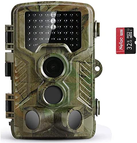 COOLIFE 21MP 1080P HD Caméra de Chasse Caméra de Surveillance Étanche 49 LEDs Grand Angle 125 ° De Vision Nocturne 25m Traque IR Caméra de Jeu Nocturne Infrarouge Fiche Technique et Prix au Maroc