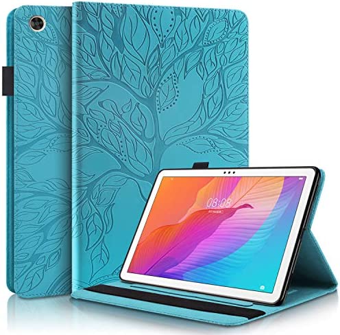 Succtop Coque Huawei MatePad T10S 10,1 Pouces / T10 9,7 Pouces 2020, Housse de Protection Huawei T10S 10,1 2020 Tablette Portable Multifonction Debout Étui Huawei T10 9,7 2020,Bleu Fiche Technique et Prix au Maroc