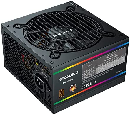 ATX Alimentation PC 850W ESGAMING 80 Plus Bronze Efficacité 85% + Garantie 5 Ans (ESN850) Fiche Technique et Prix au Maroc