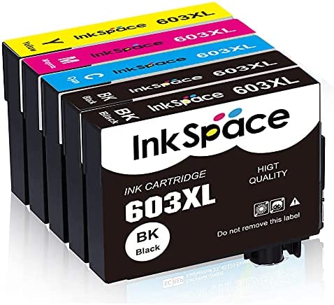 InkSpace 5 Cartouche d'encre de Rechange Compatible avec 603 XL pour 603XL avec Expression Home XP-2100 XP-2105 XP-3100 XP-3105 XP-4100 XP-4105, Workforce WF-2810 WF-2830 WF-2835 WF-2850 Fiche Technique et Prix au Maroc