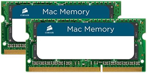 Corsair CMSA8GX3M2A1066C7 Apple Mac 8GB (2x4GB) DDR3 1066Mhz CL7 Mémoire pour ordinateur portable SODIMM pour produits Apple. Fiche Technique et Prix au Maroc