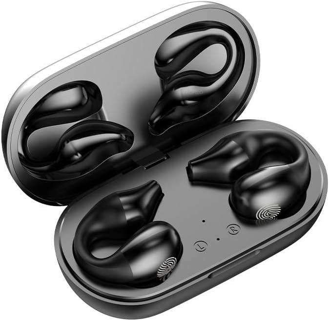 Ear-Clip Oreillette Bone Conduction Bluetooth 5.2, indolore à Clipser Écouteurs Bluetooth sans Fil, étanche Mini osseuse oreillette de Sport, Course à Pied, Longue durée de Vie de la Batterie Fiche Technique et Prix au Maroc