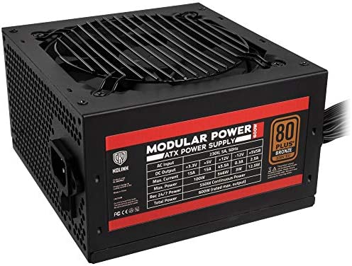 Kolink Modular Power 80 Plus Bronze Alimentation 600W - Alimentation PC Modulaire - Câbles Détachables - Alimentation Silencieuse Haute Performance Fiche Technique et Prix au Maroc