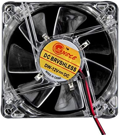 CAOQAOBlue Quad 4-LED Light Neon Clear 80mm PC Quiet Edition LED Ventilateur De Boitier pour BoîTier PC D'Ordinateur Ultra Silencieux,Ventilateur de Refroidissement de boîtier d'ordinateur Mod Fiche Technique et Prix au Maroc