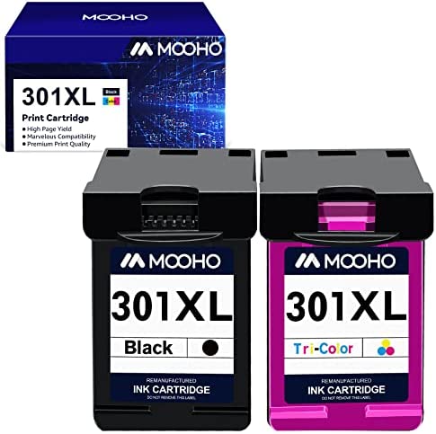 301XL Remanufacturée pour Cartouche HP 301 XL Cartouches d'encre Remplacement pour HP Deskjet 1010 1510 1512 2050 2540 pour Envy 4500 4501 4502 5530 OfficeJet 2620 2621 4631 (1 Noir, 1 Tricolore) Fiche Technique et Prix au Maroc