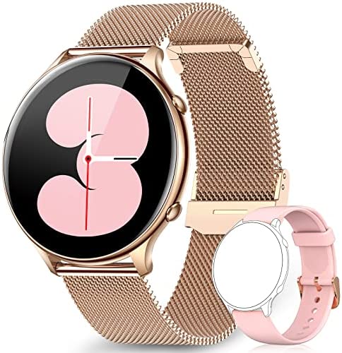 Montre Connectée Femme Homme Imperméable Smartwatch avec Moniteur de Température de Fréquence Cardiaque Suivi du Sommeil Podomètre Notification de Message pour Samsung Xiaomi iPhone Fiche Technique et Prix au Maroc