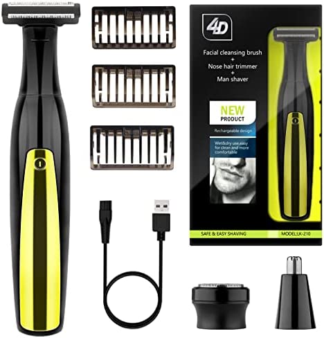 Tondeuse Électrique À Barbe 3-en-1 Pour Homme, OneBlade Tondeuse Pour Visage, Tondeuse Multi-styles, IPX6 Imperméable Tondeuse barbe homme, Rasoir electriques hommes Avis, Fiche Technique et Prix au Maroc