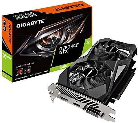 GIGABYTE Carte Graphique Nvidia GeForce GTX1650 D6 Windforce OC 4Go GDDR6 Fiche Technique et Prix au Maroc