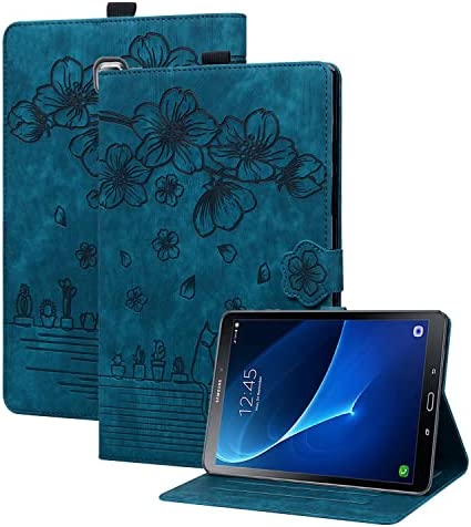 Succtopy Coque Samsung Galaxy Tab A6 2016 10.1 PU Cuir Cover Tablette Housse de Protection Samsung Tab A 10.1 2016 Porte-Crayons Portefeuille Tablet Étui pour Galaxy Tab A6 SM-T580/SM-T585,Bleu Royal Fiche Technique et Prix au Maroc
